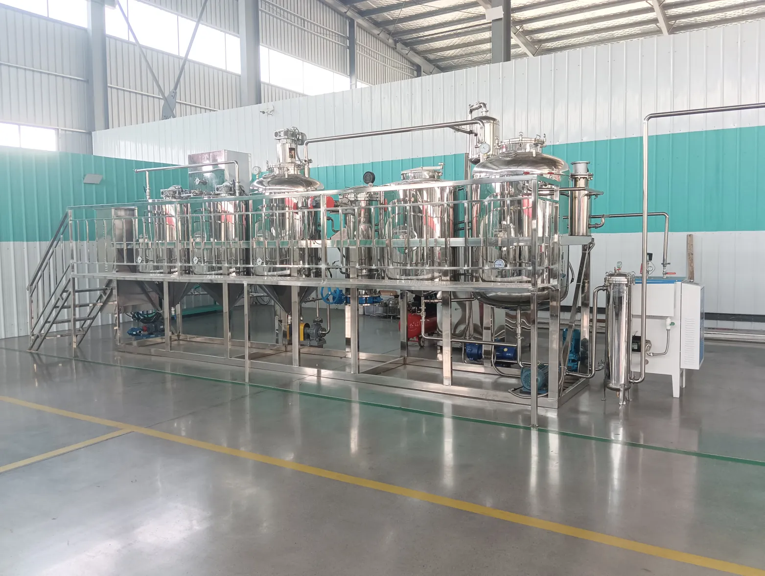 Equipamento Oil Refine-1T - Equipamento refinação - foodmachtech